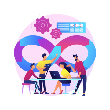 DevOps Team Working